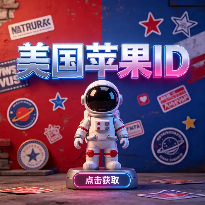海外 Apple ID 地区选择场景插图，帮助用户梳理应用下载和账户管理需求